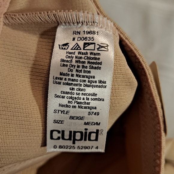 Cupid women's Large tan thinner slimmer extra firm control shape wear - Picture 8 of 8